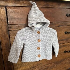 Nordstrom Baby Gray Sweater Cardigan Size 9 months